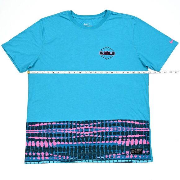 Nike Lebron James Retro South‎ Beach Championship Graphic T-Shirt Dri Fit XL - Picture 3 of 11